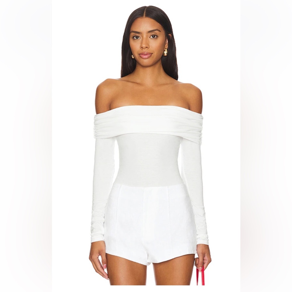 CLYQUE the label: Cambria Bodysuit in Ivory
